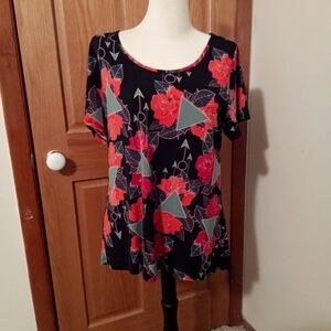 LuLaRoe Tunic XL Top with Scoop Neck